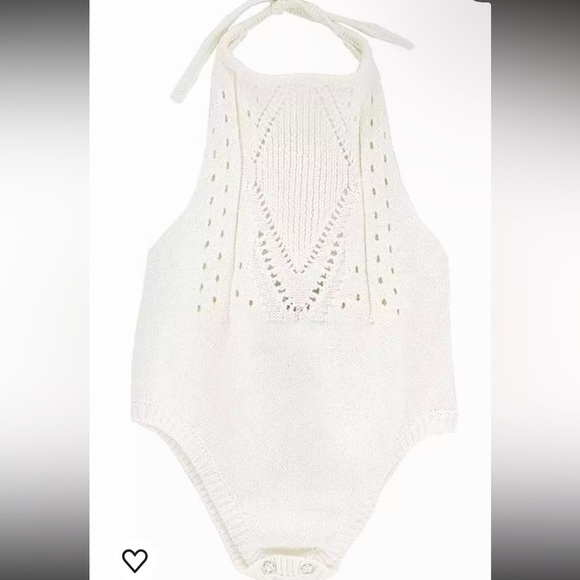 Bailey's Blossoms Girls Crochet Romper size: 12-18 Months - Picture 3 of 7